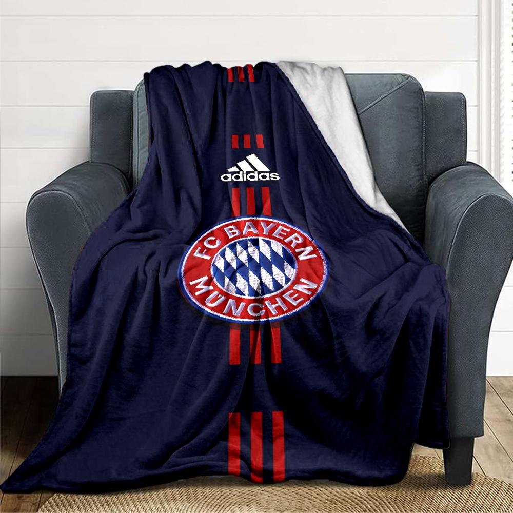 Bayern Munich Crest Blankets Flannel Printed Breathable Warm Throw Blanket for Home Office Bedspreads 0708a119