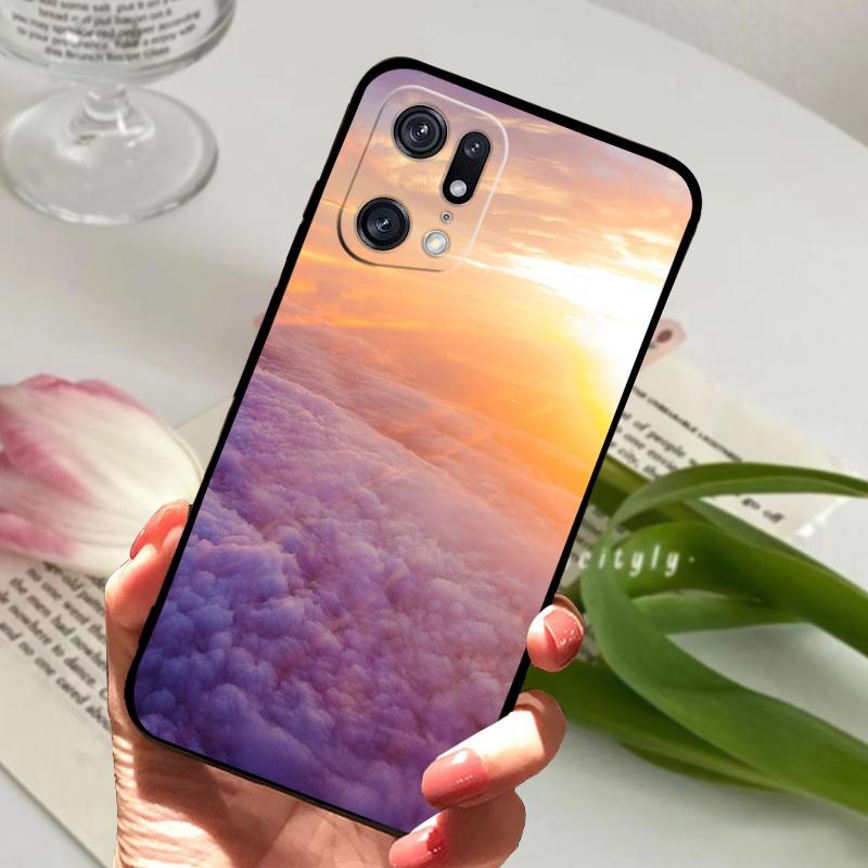 For Oppo Find X5 Pro Case FindX5 Lite New Cool Fashion Soft Silicone TPU Phone Cover For OPPO Find X5 5G Protector Bumper Coque