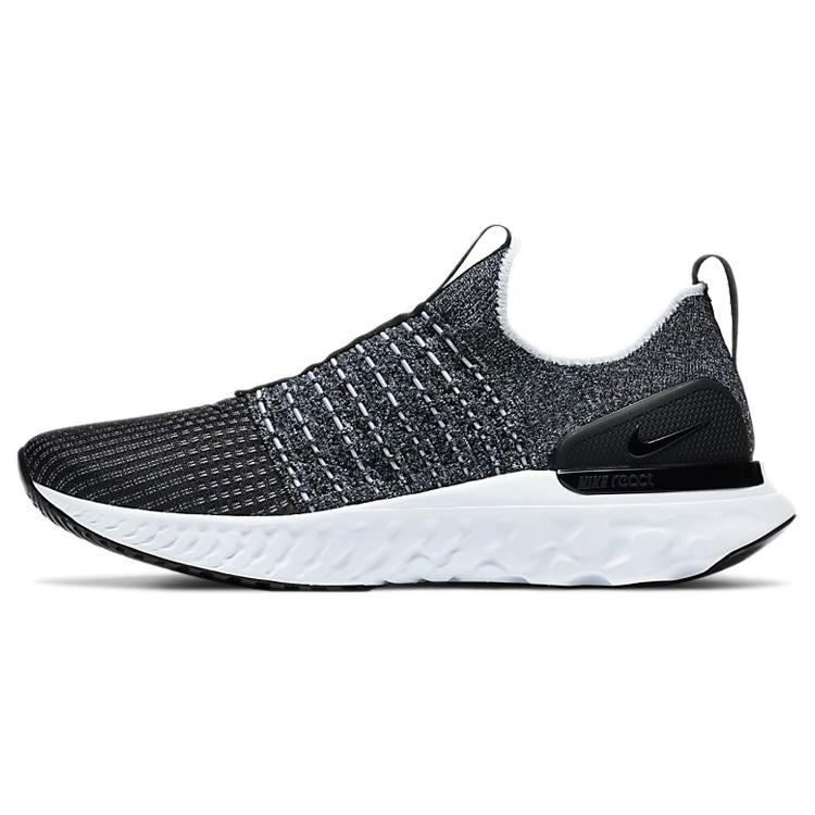 

новые Nike React Phantom Run Flyknit 2 Черно-белый микс 40.5