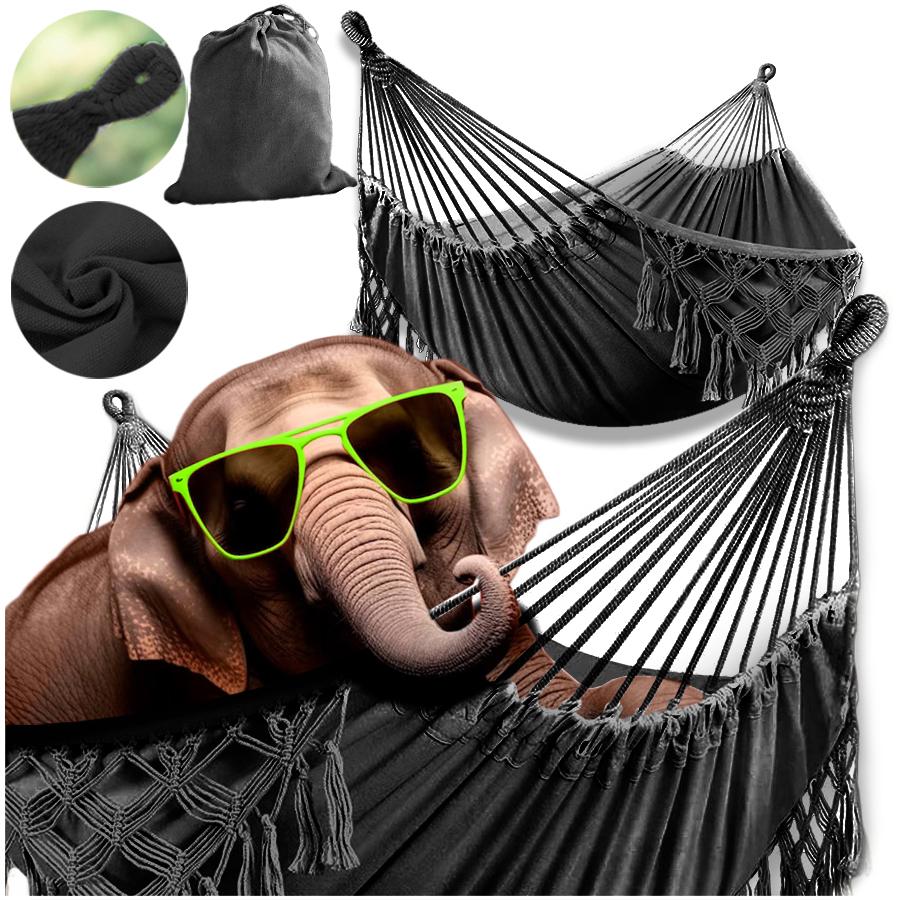 Large garden hammock, boho swing, boho father's day gift