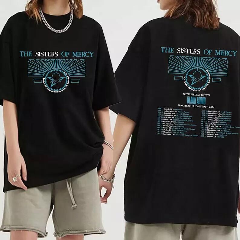 The Sisters of Mercy 2024 Tour t-Shirt The Sisters of Mercy Band Fan Shirt M