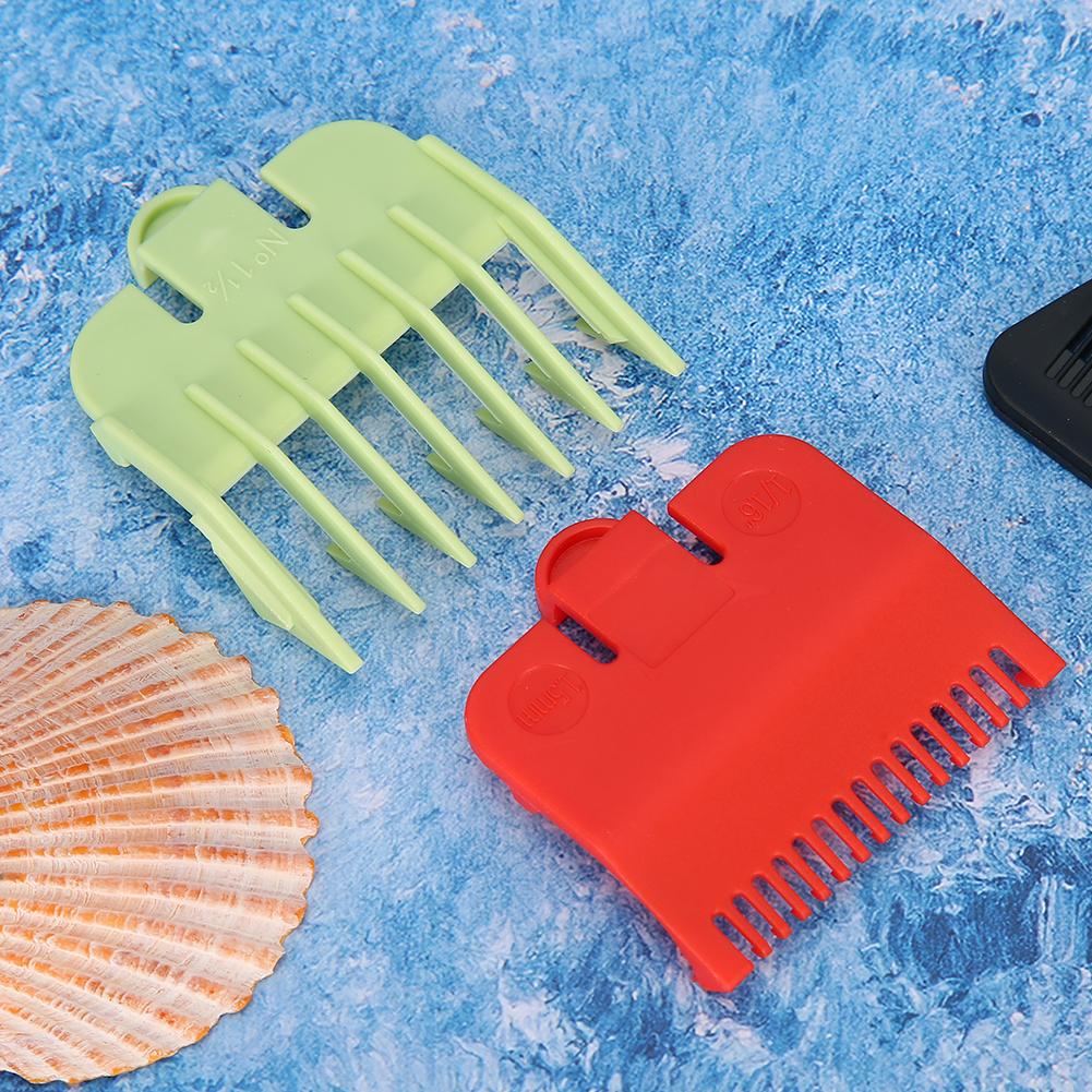 2pcs Guide Comb Professional Hair Clipper Guide Comb Hair Cutting Trimming Guide Comb Red Green