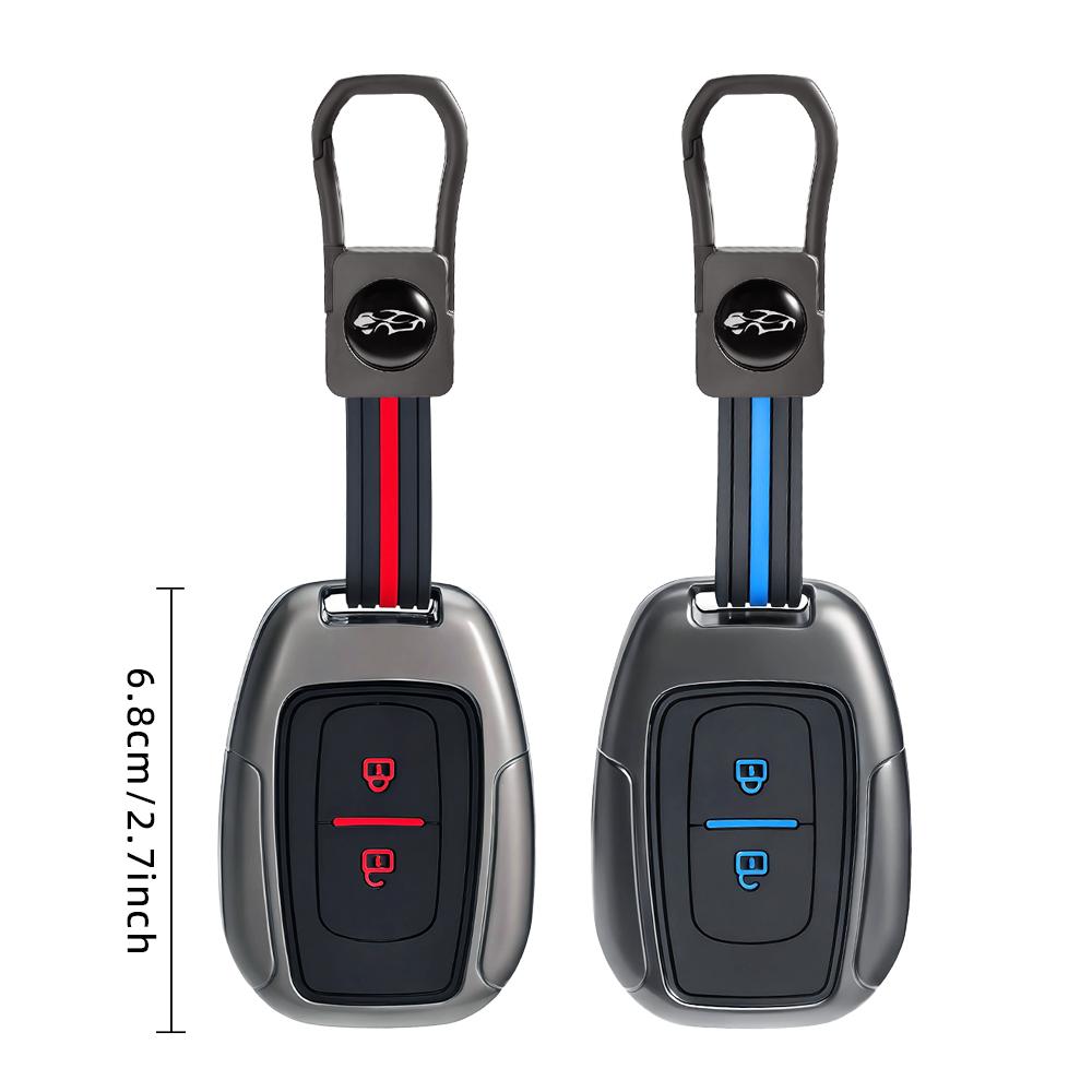 Zinc Alloy Car Key Case Cover Shell Fob For Renault Kwid Traffic Symbol Dacia Sandero Logan Duster Car Supplies Car Key Bag
