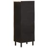 Highboard with Door White Washed Surface 40 x 33 x 110 cm