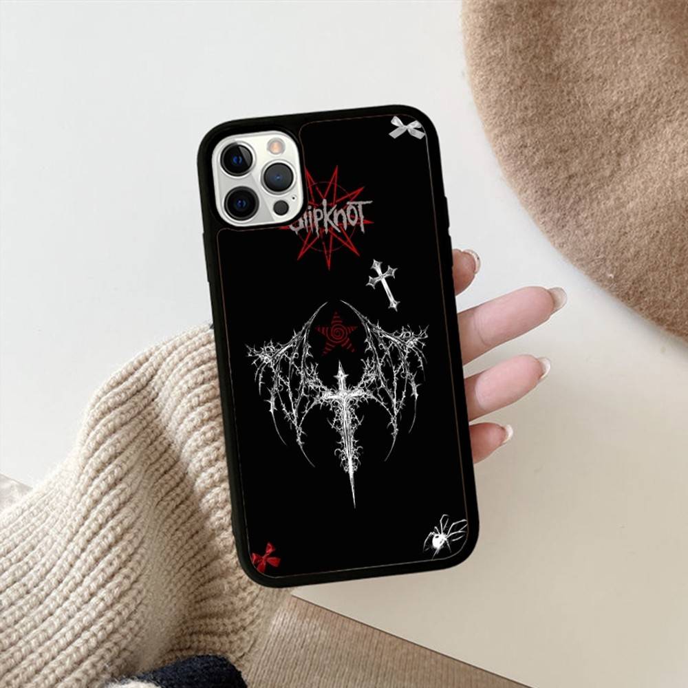 

Чехол для телефона группы Slipknot для iPhone 16 15 14 13 12 11 Pro Max Plus Ударопрочный Жесткий чехол из ТПУ+ПК iPhone 15 plus
