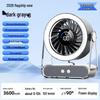 Compact USB Desktop Fan with Digital Display & Remote Control – Quiet Cooling for Dorms and Offices