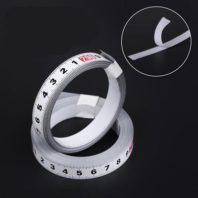 Cuttable Self-adhesive Scale Strip Stickers  Width Metal Tape Measure Miter Track Router Table Saw Measuring 0.5-1M