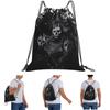 Simon Ghost Riley Backpacks Fashion Drawstring Bags Sundries Bag Book Bags for Travel Students