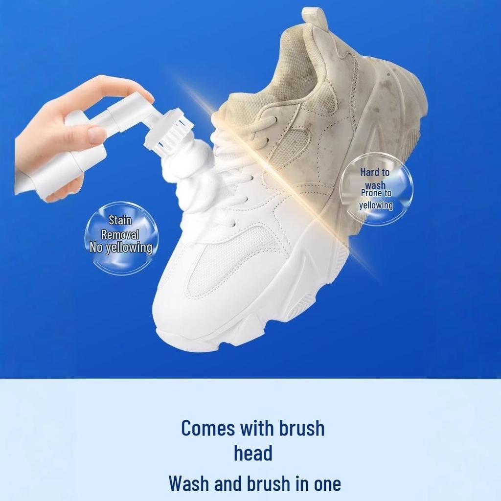 White Shoe Cleaner: Cleans, Removes Stains, Whitens, and Restores Sneakers