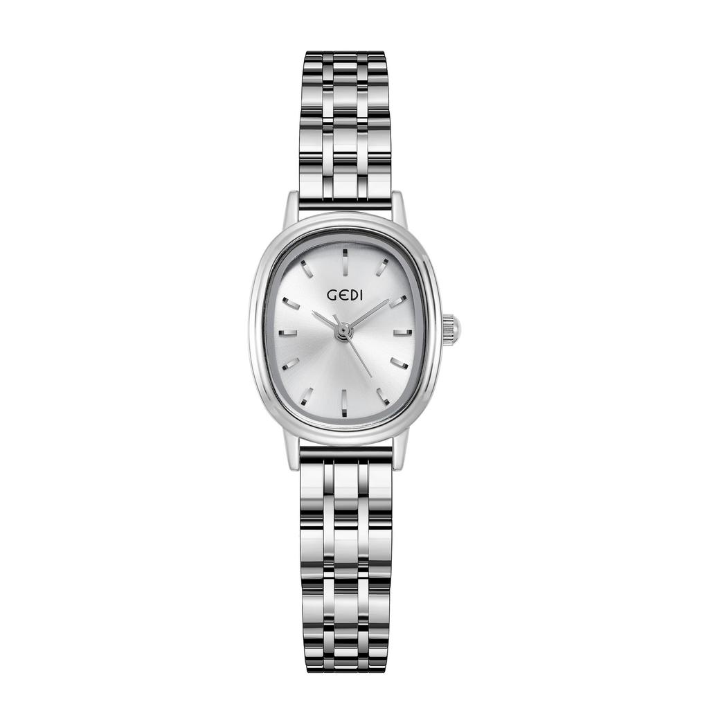 Oval Green Small Plate Women'S Watch Niche High-End Watch Stainless Steel Simple Wind Women'S Watch