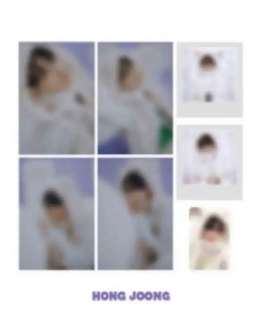 

[USED] ATEEZ Hongjoong Winter MD snowman Photo Set