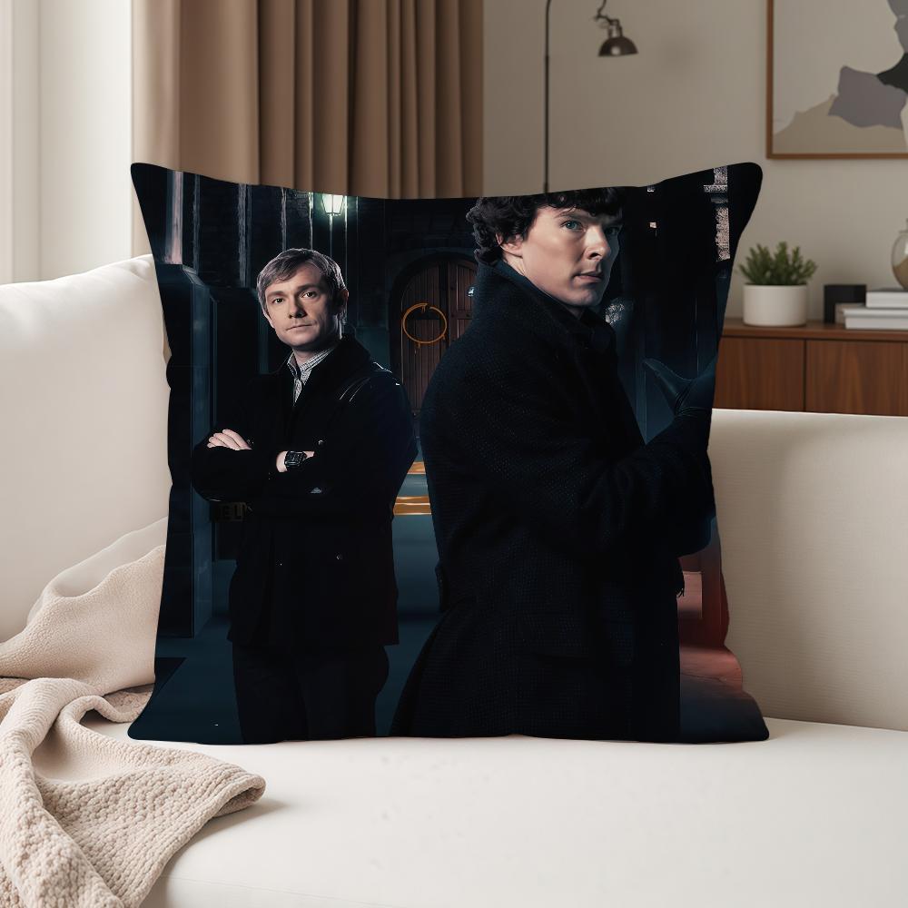 

Movie SSherlock HHolmes Pillow Case Suitable For Bedrooms Living Rooms Cars Home Decoration 30cmx30cm