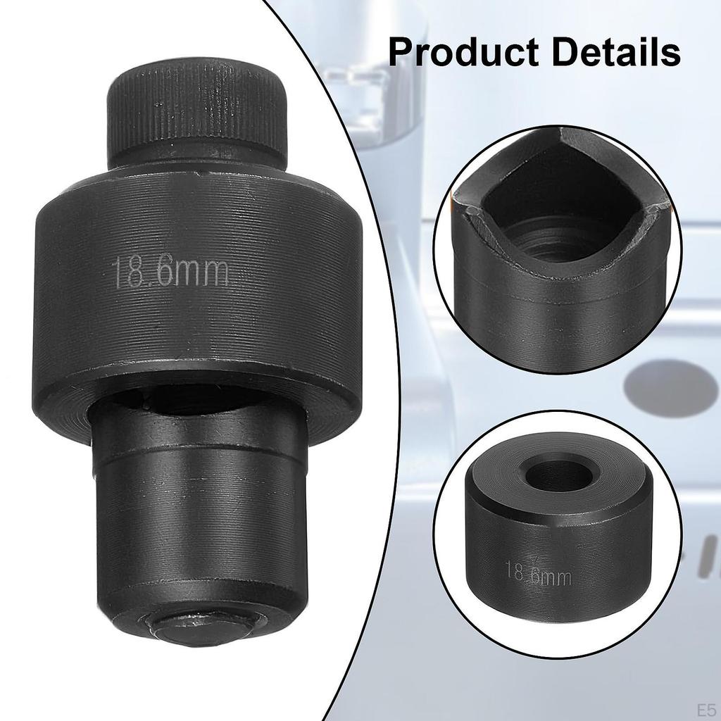 Handheld Metal Sheet Punch Tool, Hexagon Cutter Designed for Aluminum And Steel Plates