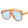Vintage Oversized Pilot Sunglasses Women  Big Black Orange Vintage Sun Glasses For Ladies Eyewear Popular Shades Windproof