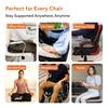 Ergonomic Coccyx Seat Cushion for Pressure Relief and Enhanced Seating Support (46L x 43W x 7H Centimeters), Durable Design up to 120Kg