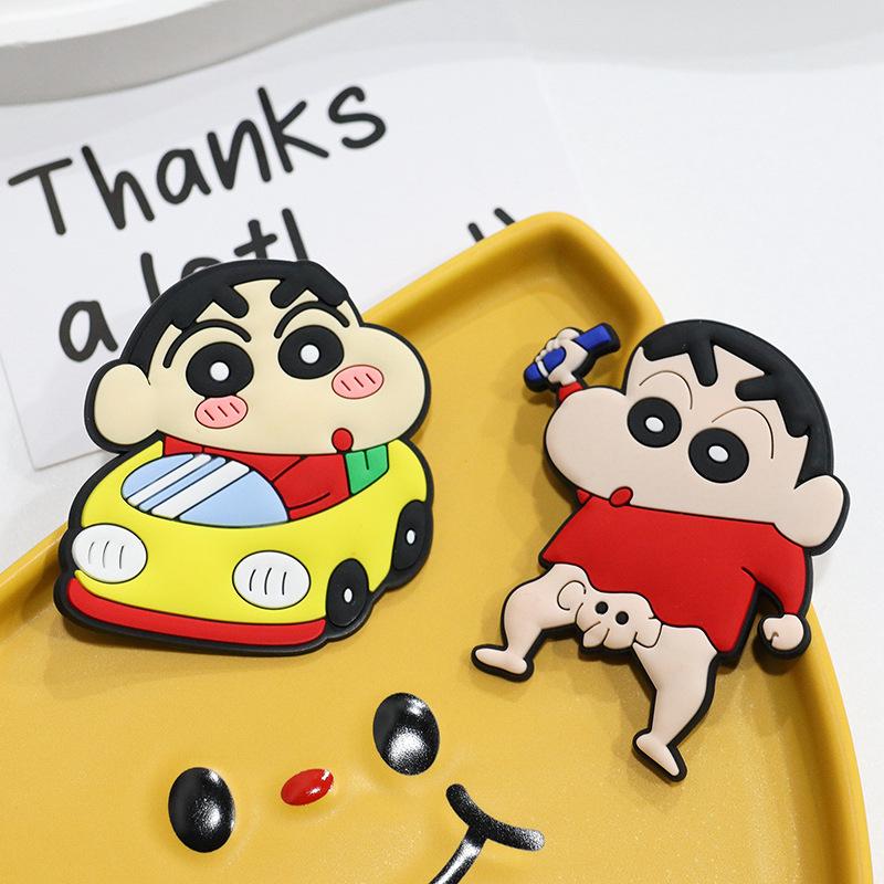 Crayon Shin-chan 3D Magnet & Sticker Set for DIY: Fridge, Shoes, Phone Case, and Car.