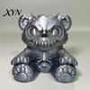 Weatherproof Trailer Dust Cover Creepy Bear Hitch Cover, 3D Printed Exhaust Cap, Towing Personalized Car Ball Cap for Truck SUV, Halloween Accessory
