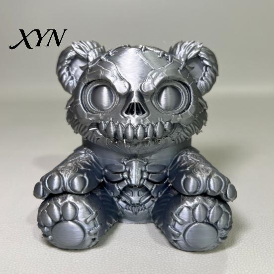 Weatherproof Trailer Dust Cover Creepy Bear Hitch Cover, 3D Printed Exhaust Cap, Towing Personalized Car Ball Cap for Truck SUV, Halloween Accessory