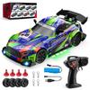 4Wd Rc Drift Car 2.4G Remote Control High Speed Racing Vehicle Led Light 4X4 Sport Auto Model Toys For Children Boys Gift