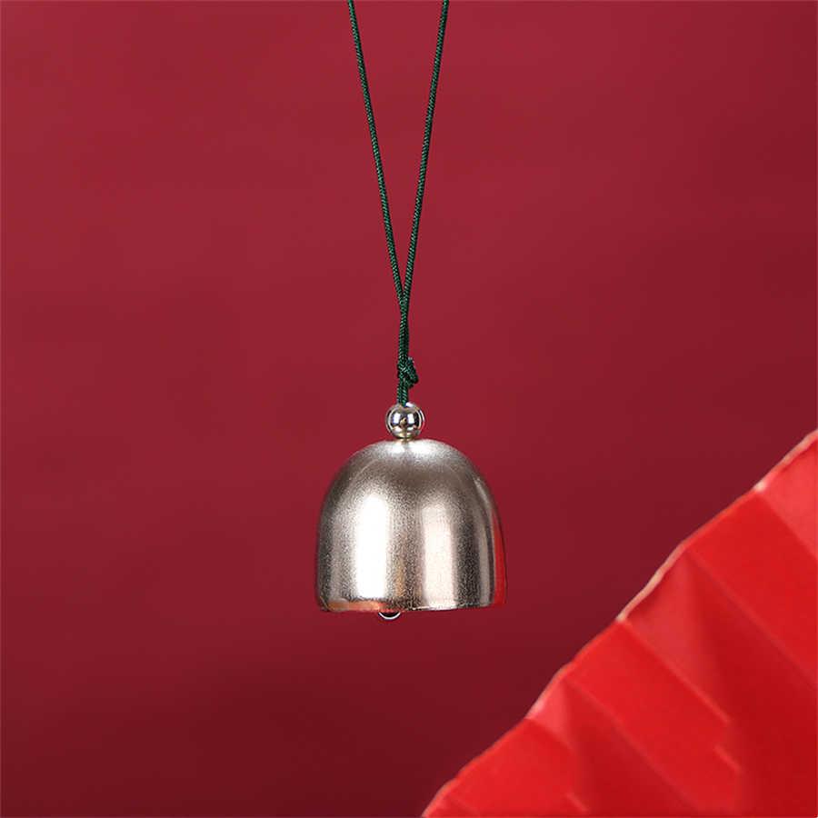 Brass and Copper Wind Chime DIY Accessories with Clapper - Small Metal Christmas Bells