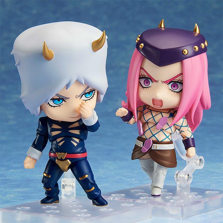 10CM Jojo no Kimyou na Bouken Océano de Piedra Figura de Acción Narciso Anasui #2026 Figura Modelo Reporte del Tiempo #2027 Juguete