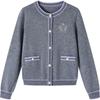 Girls' Merino Wool Knit Cardigan Sweater