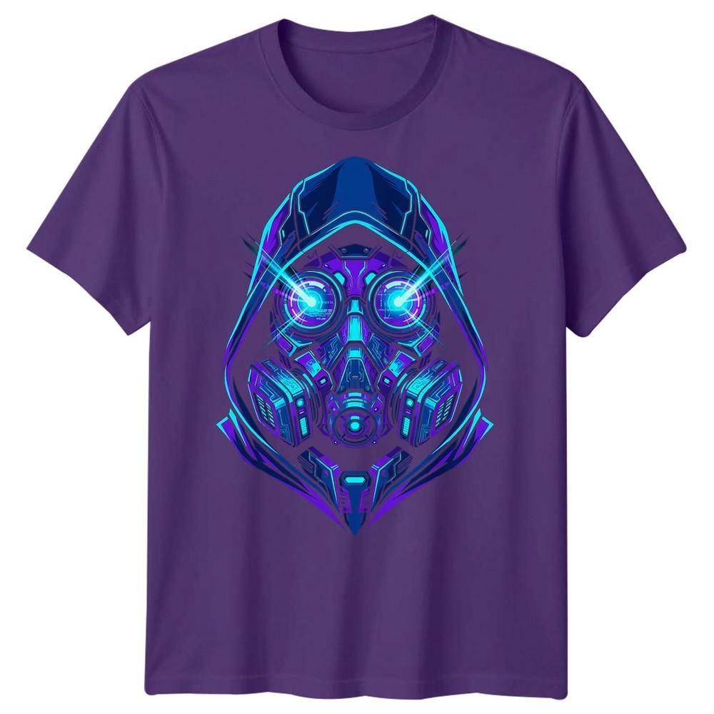 Gasmask Horror Unisexs T Shirt Toxic Mask Reaper Monster Air Graphic Tee