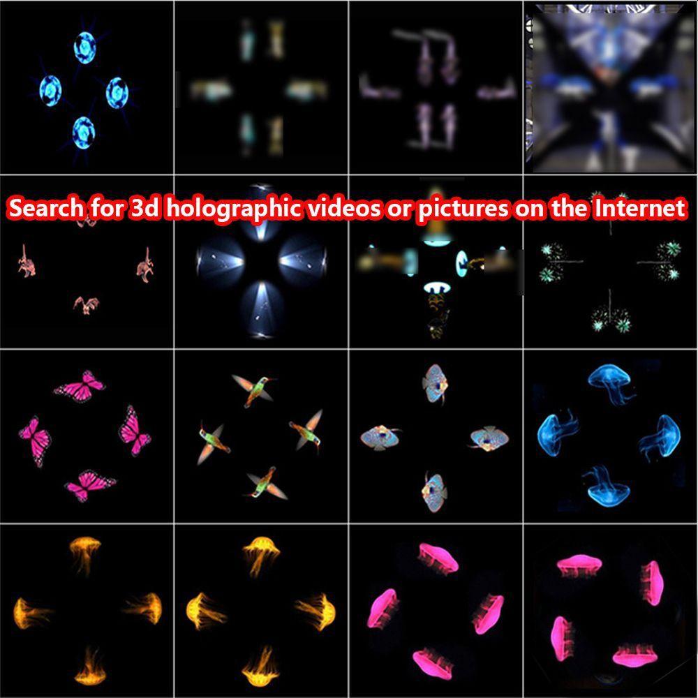 Dětská vzdělávací hračka Smartphone Hologram Projector STEAM Toys 3D holografická projekce