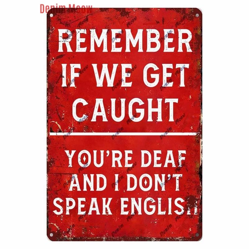 Vintage Witch Halloween Wall Art Poster, No Trespassing Metal Sign, Warning Tin Plates for Gift, Bar Party, Room Decoration WY68