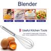 8" 10" 12" Egg Whisk Stainless Steel Egg Whisk Kitchen Wire Balloon Whisk Milk Egg Beater Egg Mixing Mixer Tools
