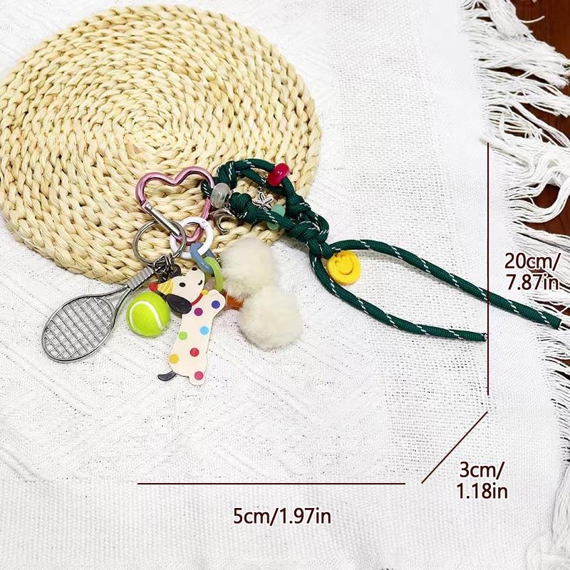 Plush Doll Bag Pendant Bag Pendant Creative Keychain Hanging Rope Bag Accessories Key Pendant Car Keychain Charm Gift