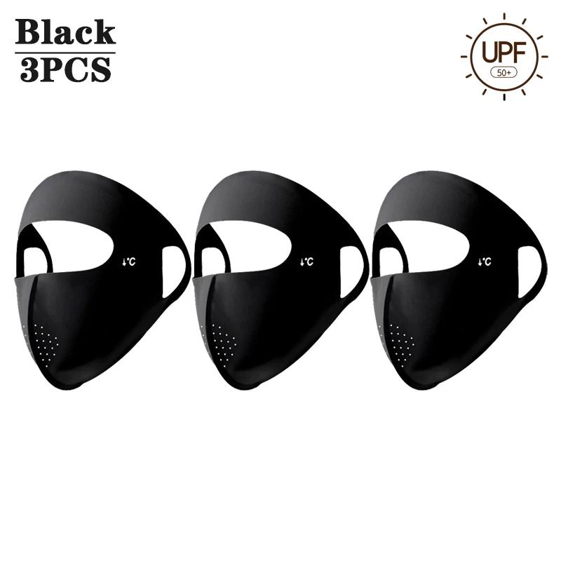 1-10PCS 2025 Summer Full Face Mask UV Sun Protection for Men Women Outdoor Travel Cycling Beach Elastic Breathable Face Cover