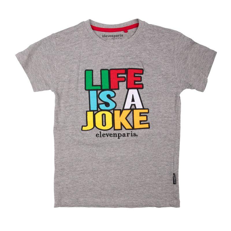 

Детская вышитая футболка ELEVEN PARIS 8 ans серый
