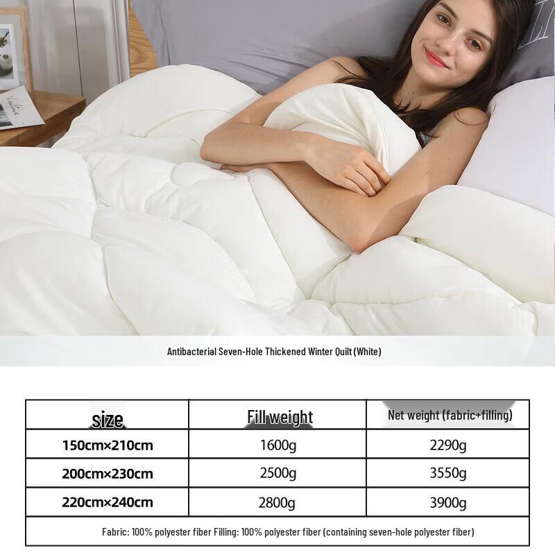 Mercury Home Textiles Seven-Hole Fiber Comforter