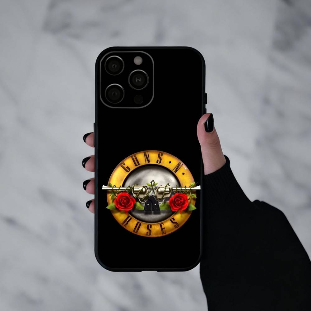 Band G-Guns-S N R-Roses  Phone Case Silicone Soft For IPhone 17pro 16 15 14 13 12 11 X XR Plus Pro Max Plus