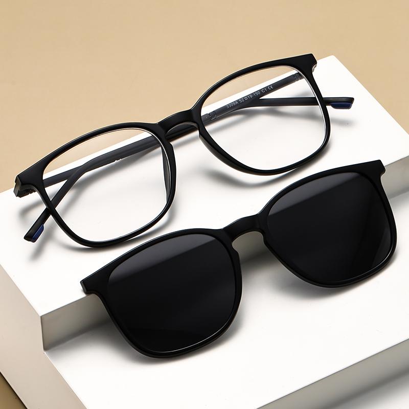 6 In 1 Sets Sunglasses Women Men Magnetic Sun Glsses Polarized Clip Sun Glasses Frame UV400 Anti Glare Unisex