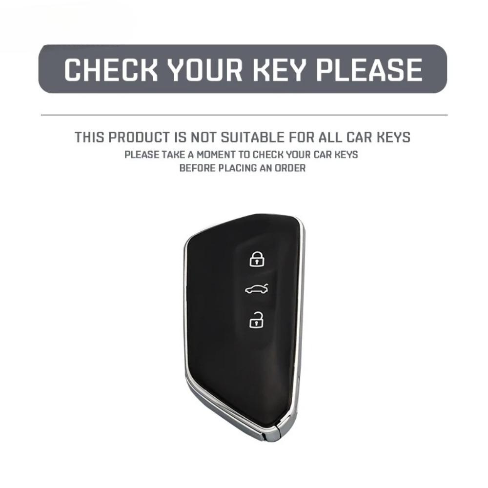 Fashion TPU Car Key Case Cover Shell Fob for Volkswagen VW Golf 8 MK8 ID-4 ID-6 for Skoda Octavia A8 for Seat Leon FR MK4 Cupra
