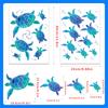 Bathroom Sea Turtle Wall Stickers PVC Waterproof Decals for Home Office Kindergarten Toilet Decoration Essential