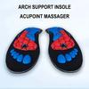 Unisex Magnetic Arch Support Insoles Acupoints Massage with Shock Absorption, Non-slip, Sweat-Absorbent Foot Care, Sports Office