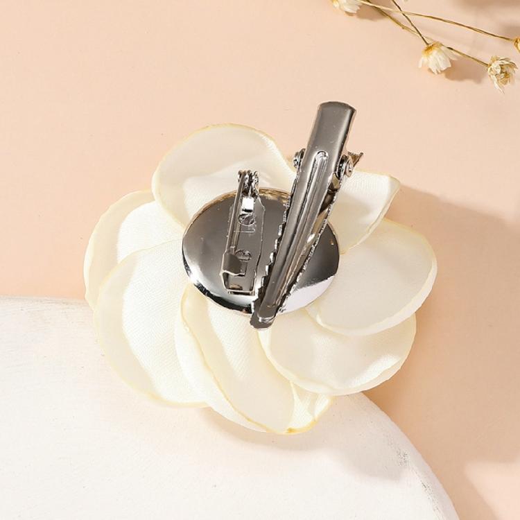 Stoff-Rosenblüten-Broschen-Nadeln Modeschmuck Cardigan Hemd Corsage Abzeichen-Nadel Sicherheitsnadeln für Damen Accessoires