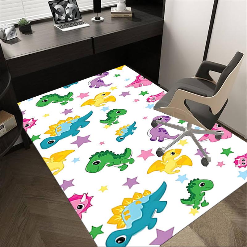 1PC Dinosaur Star Extra Large Non Slip Floor Carpet, Office, Family, Bedroom, Studio   Large Area Rug Indoor Rugs, , Vibrant Colors