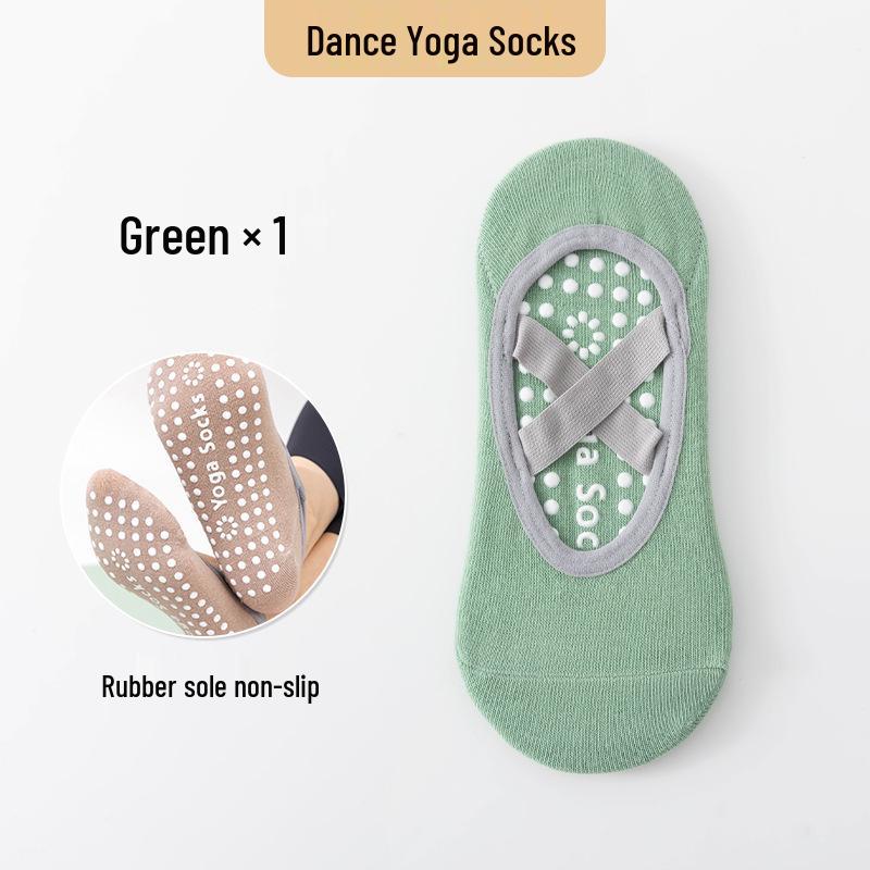 Non-Slip Cross Strap Yoga & Pilates Socks for Indoor Fitness