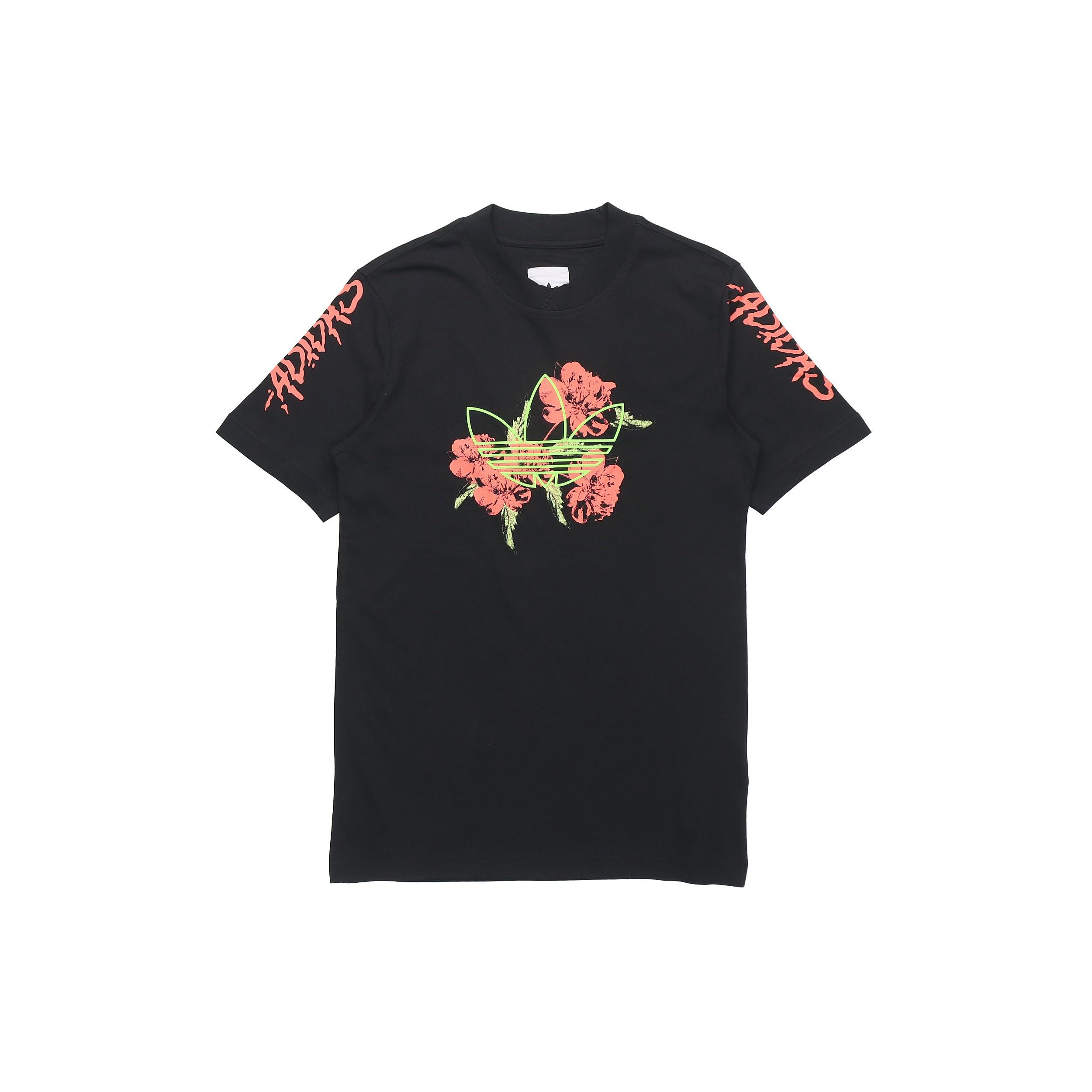 adidas originals Logo Printing Athleisure Casual Sports Short Sleeve Black Men s GJ7769 XS