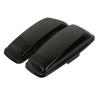 Motorcycle Vivid Black Hard Saddlebag Lids For Harley Road King Road Glide Electra Glide Ultra-Classic 2014-2024
