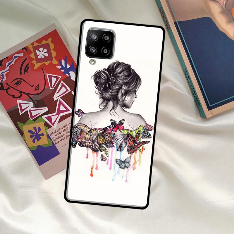 Butterfly Case For Samsung Galaxy A56 A36 A06 A13 A53 A32 A12 A22 A52 A35 A26 A16 A55 A15 A54 A34 A14