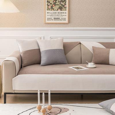 Cuscino per Divano Stile Giapponese Universale per Tutte le Stagioni Antiscivolo Semplice Moderno Coprisedile in Velluto a Coste Invernale Copertura in Tessuto