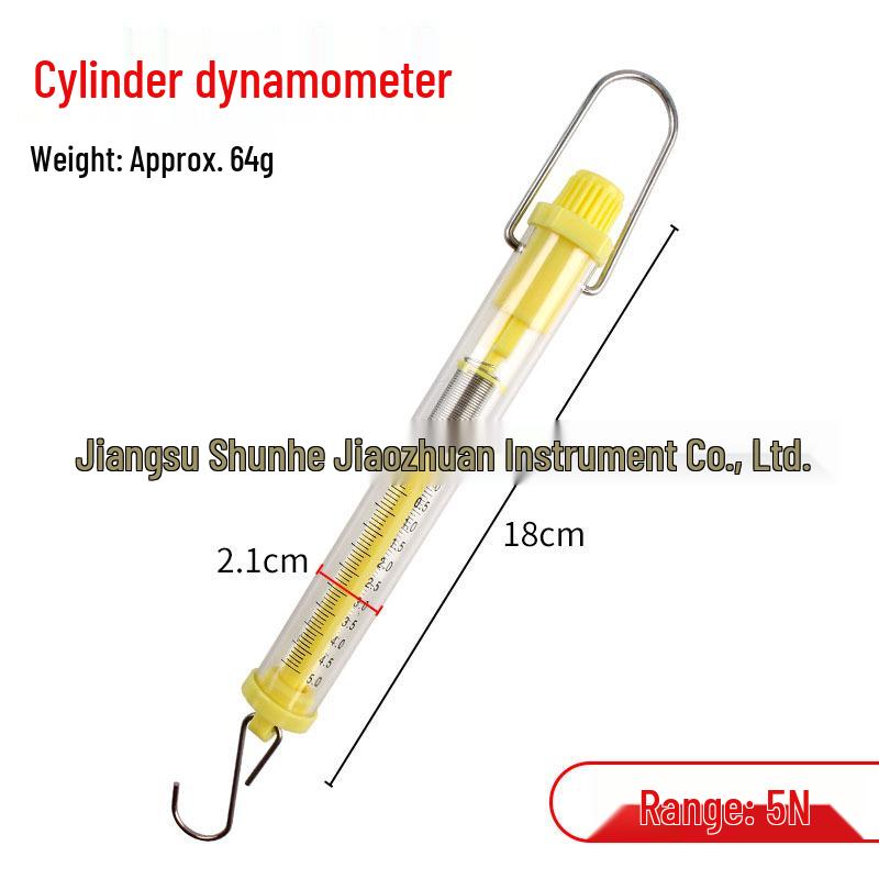 

Цилиндрический пружинный динамометр 5Н: Учебный инструмент (Модель 14005) No