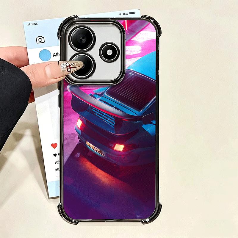 Sports Car RWB Cool Soft Phone Case For Xiaomi Poco X7 X8 Pro Max X6 X5 X3 F8 Ultra F7 M8 M7 M5S Redmi 15C 15A 15 14C 13C 12C 13
