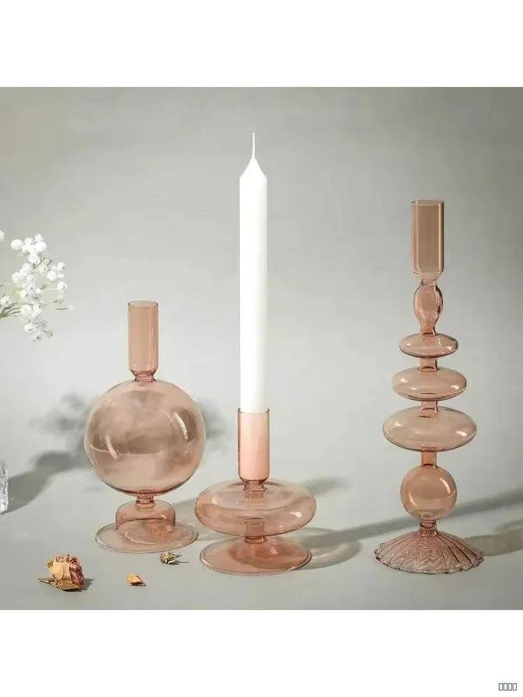 Candlestick for 3 St. pcs glass salad