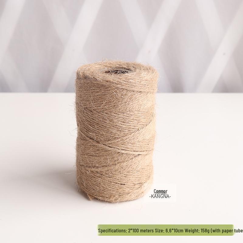 Retro DIY Jute Seil: Dekorative Beleuchtung, Etikettenbindung & Weben